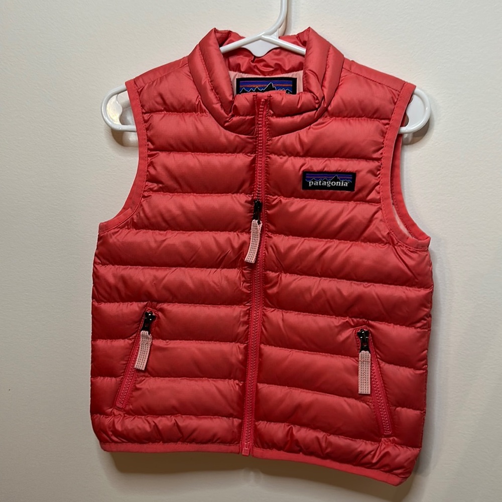 Baby Patagonia Down Sweater Vest in Pink Size 12-18m